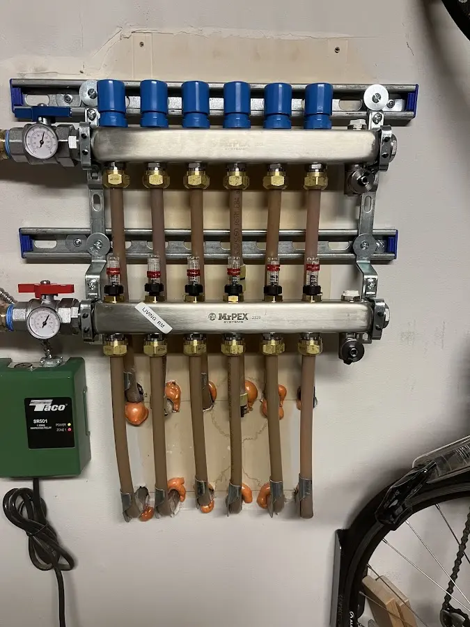 Plumber performing Leak Detection at a residential property in Pine Bluff